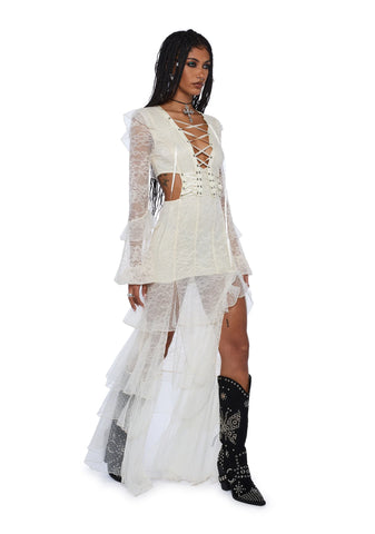 Song For You Maxi Dress - Ivory