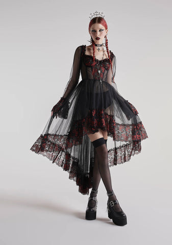 Dance With Death High-Low Dress