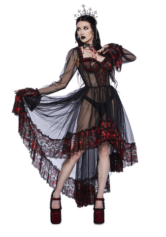 Dance With Death High-Low Dress