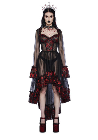 Dance With Death High-Low Dress