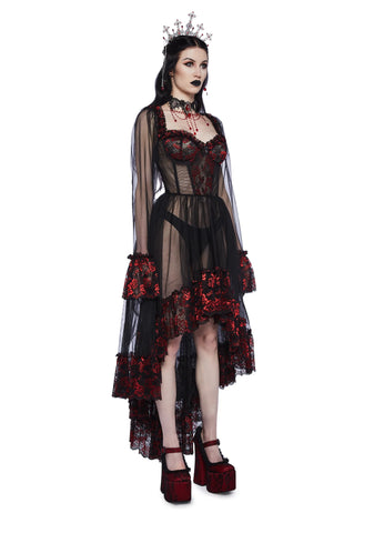 Dance With Death High-Low Dress