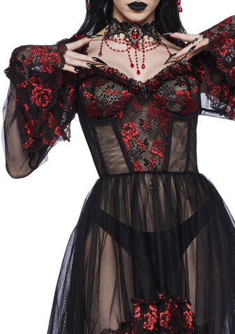 Dance With Death High-Low Dress