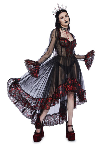 Dance With Death High-Low Dress