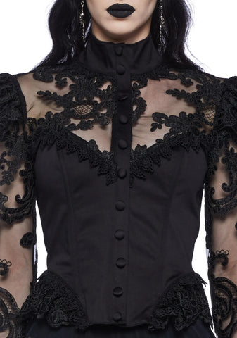Dark Trysts Lace Top