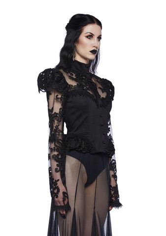 Dark Trysts Lace Top