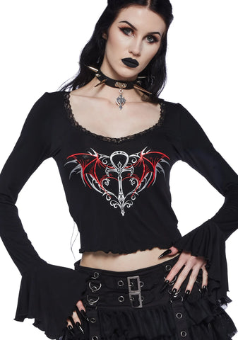 No Reflection Long Sleeve Top