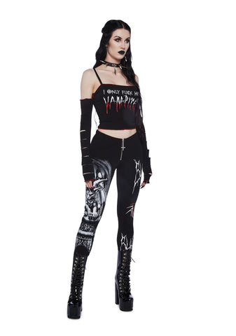 Warning Flags Graphic Tank