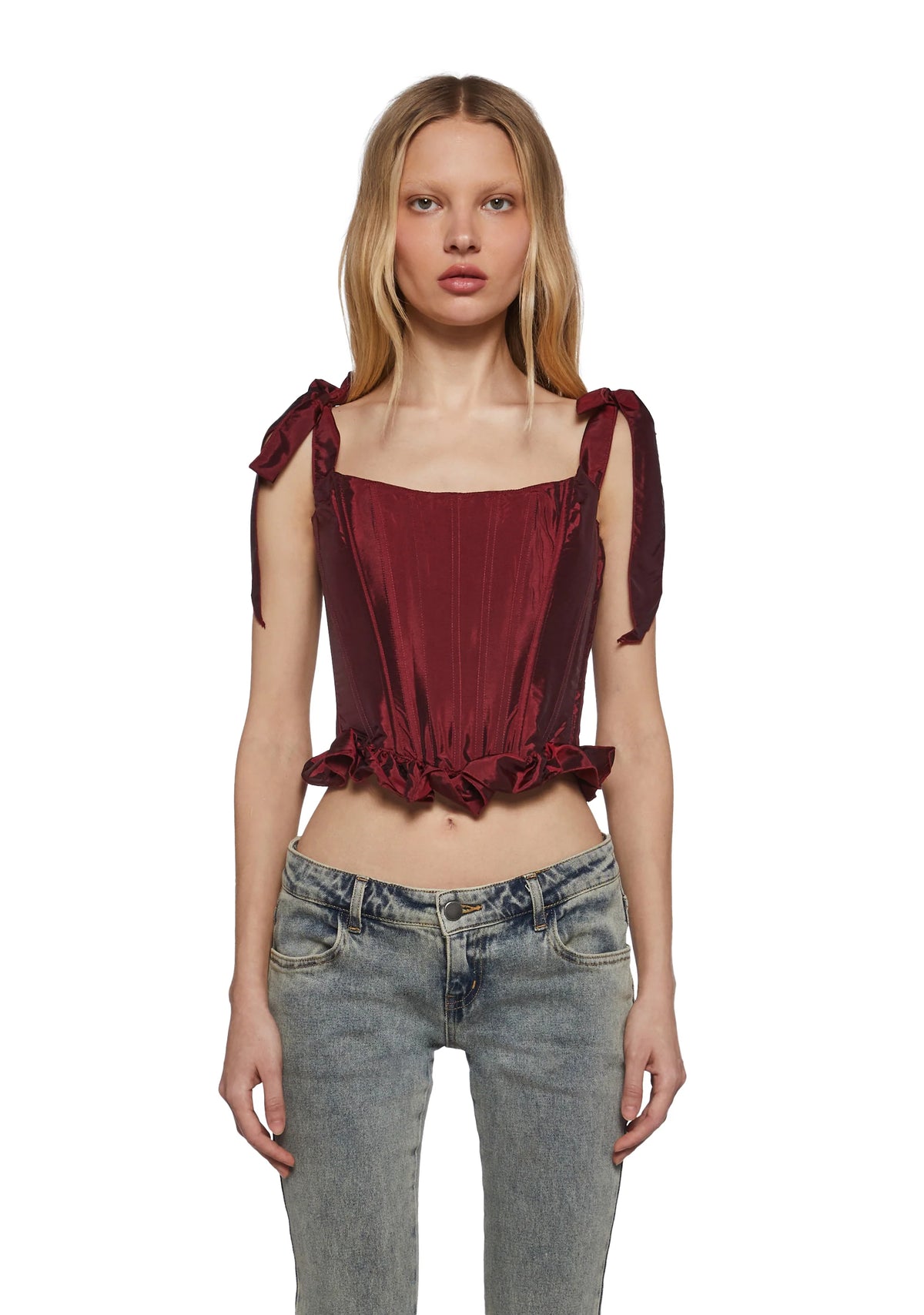 Crimson Secrets Corset Top