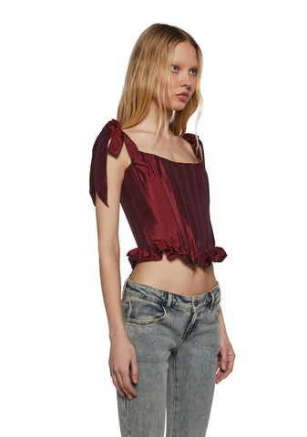 Crimson Secrets Corset Top