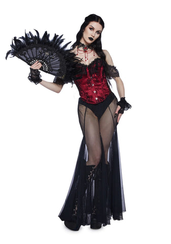 Truth Of Temptation Corset Top - Red