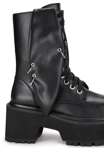 Tails To Tell Combat Boots