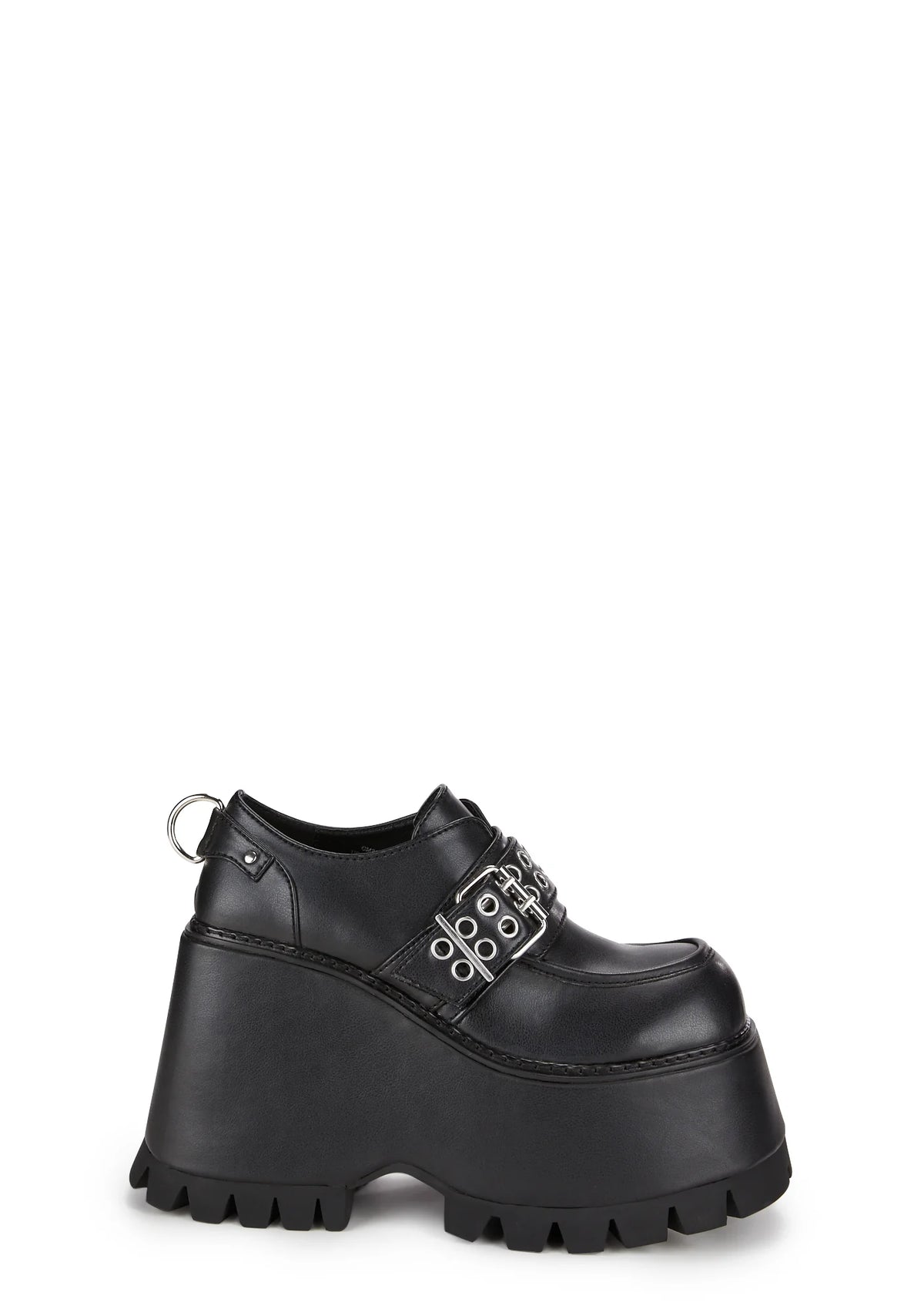 Swear Word Platform Loafers - Matte