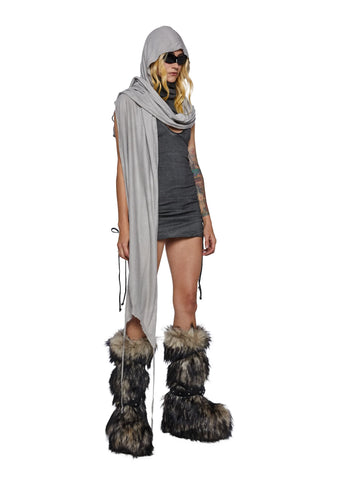 Tempo Hooded Wrap Scarf