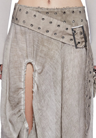 Fader Asymmetrical Midi Skirt