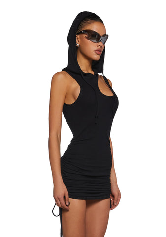 Fader Hooded Mini Dress