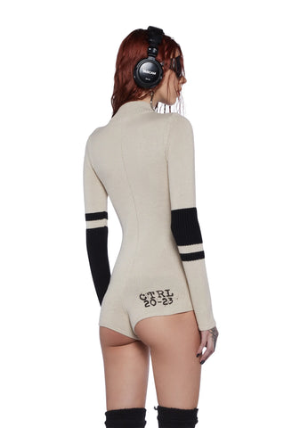 Fader Sweater Knit Romper