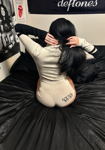 Fader Sweater Knit Romper