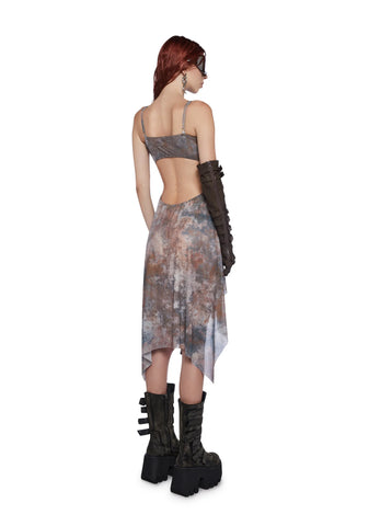 Fader Corset Midi Dress