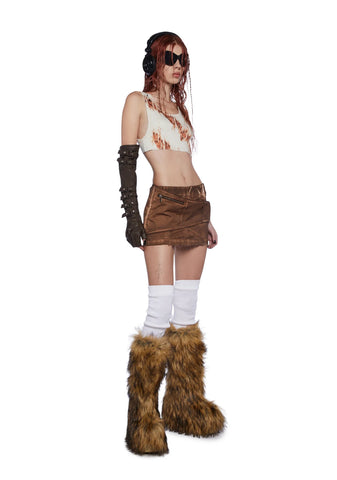 Fader Rust Pin Crop Tee