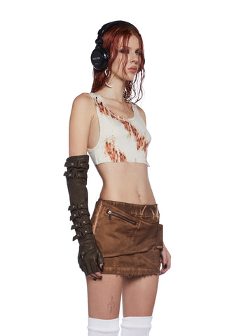 Fader Rust Pin Crop Tee