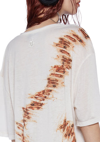 Fader Rust Pin Oversized Tee