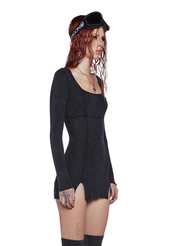 Fader Thermal Long Sleeve Dress