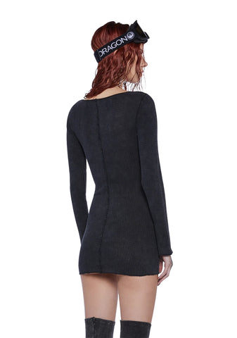 Fader Thermal Long Sleeve Dress