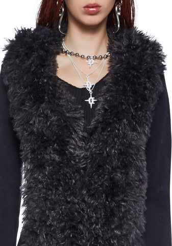 Fader Distressed Knit Duster