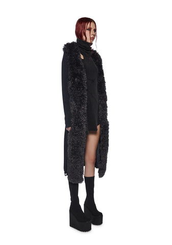 Fader Distressed Knit Duster