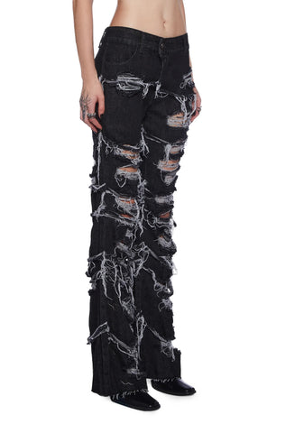 Fader Unisex Distressed Jeans