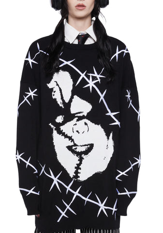 Face Off Knit Sweater