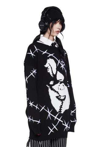 Face Off Knit Sweater