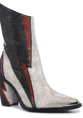 Sheriff Shine Cowboy Boots - Noir Ziggy