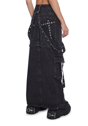 Bondage Midi Skirt