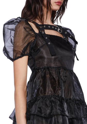 Damsal Organza Maxi Dress