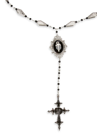 Be Forgiven Cross Rosary Necklace