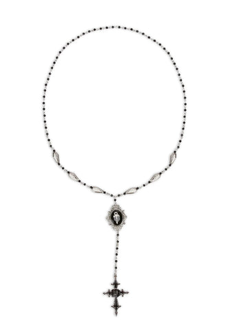 Be Forgiven Cross Rosary Necklace