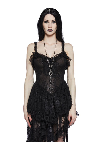 Be Forgiven Cross Rosary Necklace