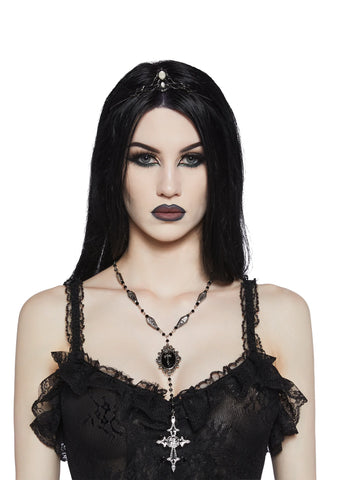 Be Forgiven Cross Rosary Necklace