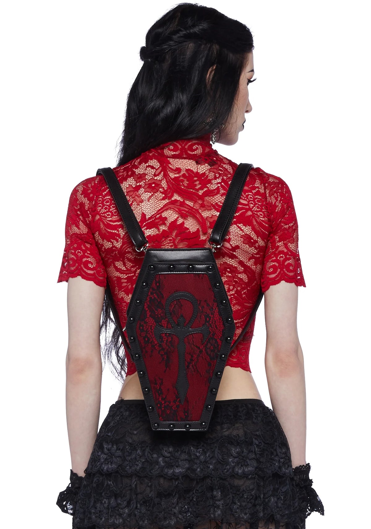 Haunted Messages Coffin Backpack