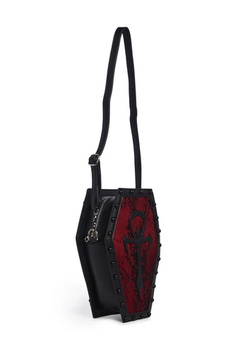 Haunted Messages Coffin Backpack