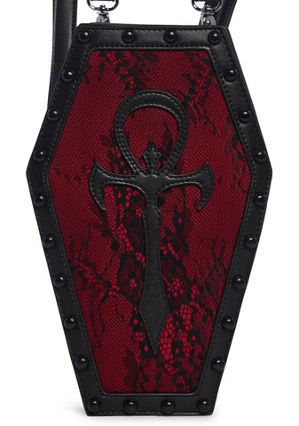 Haunted Messages Coffin Backpack