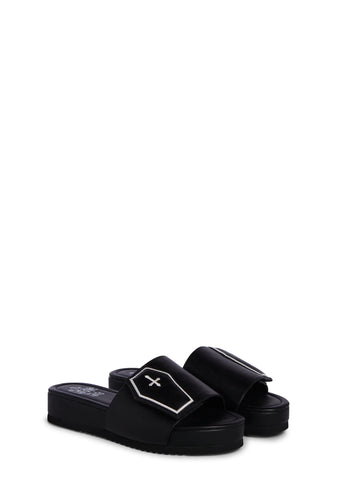 Sinister Shadows Slide Sandals