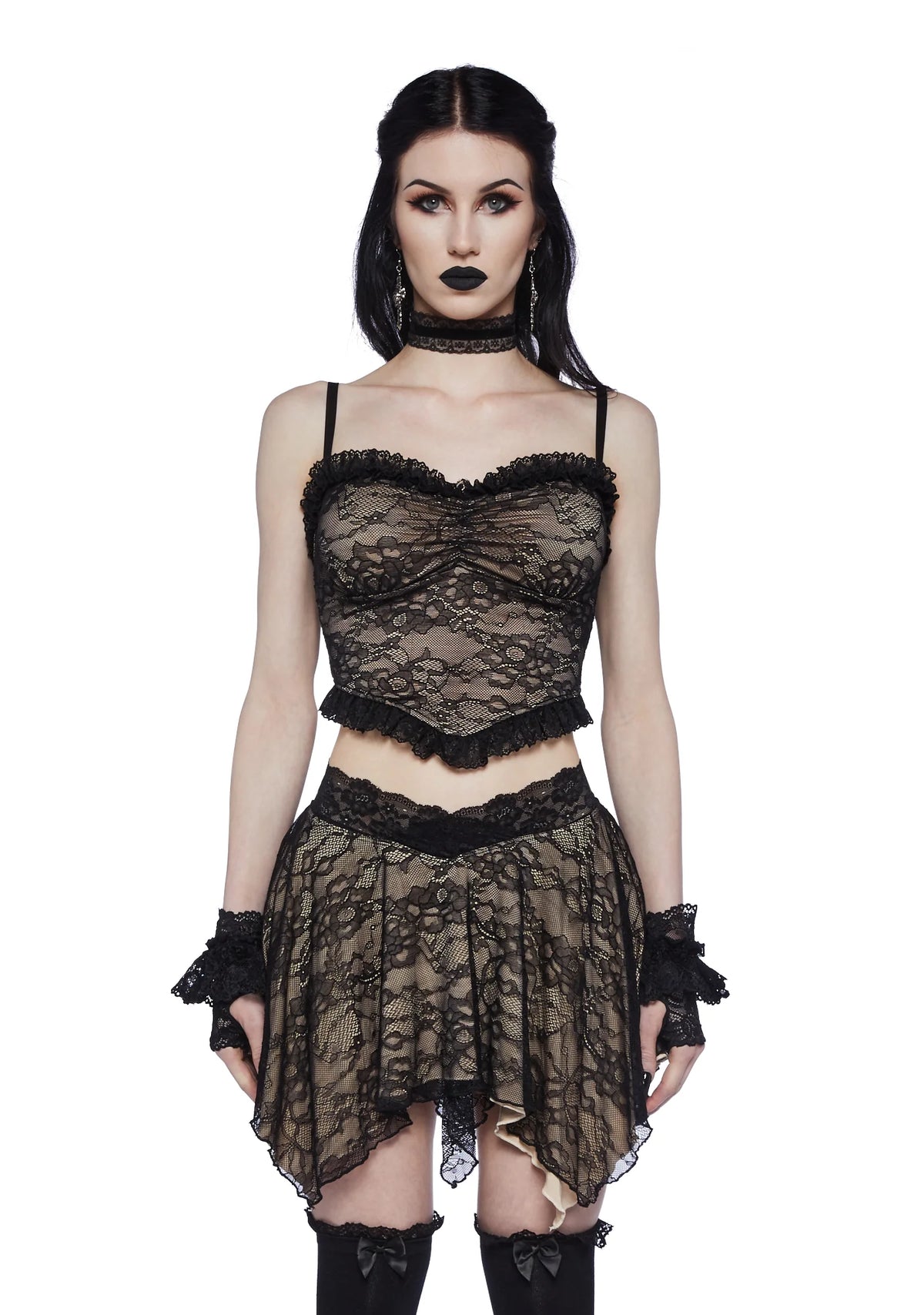 Stop Me Knit Cami Top - Nude