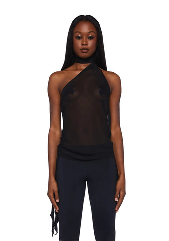 Lux Sheer Tie Top
