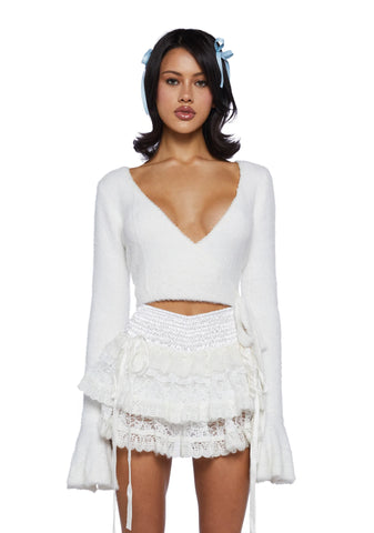 Eternal Elegance Wrap Top