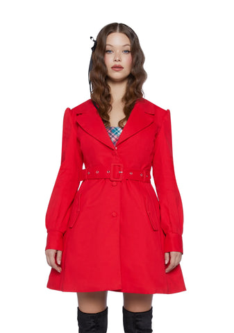 Starry Delight Twill Coat