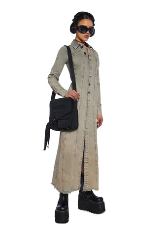 Trinity Trench Maxi Dress