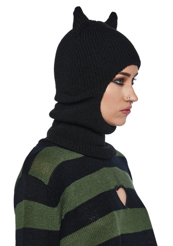 Feline Spell Knit Balaclava