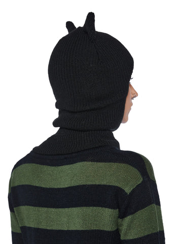 Feline Spell Knit Balaclava